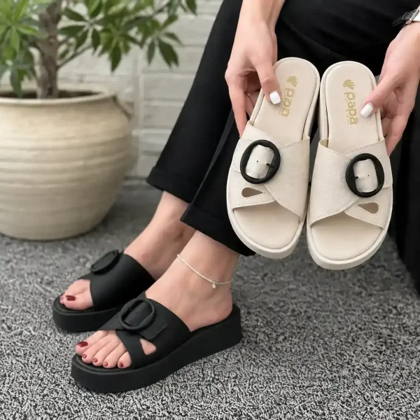 صندل زنانه ساده ماهور4 پای مدل همراه رنگبندی