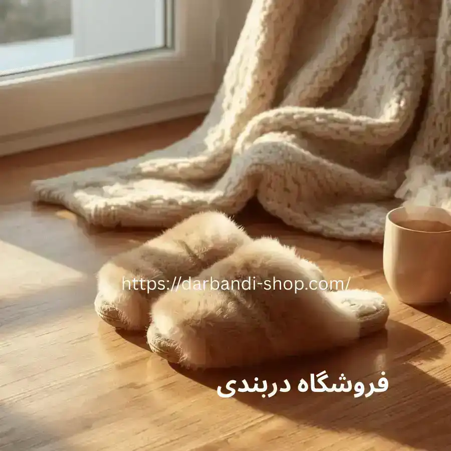 دمپایی خزدار زنانه زمستانی - فروشگاه دربندی