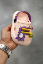 کراکس بچگانه برگر طرح دایناسوری جذاب برای بچه ها رنگ صورتی - فروشگاه دربندی