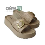 دمپایی زنانه گوچی سگک‌دار - دمپایی زنانه نسکافه ای - فروشگاه دربندی